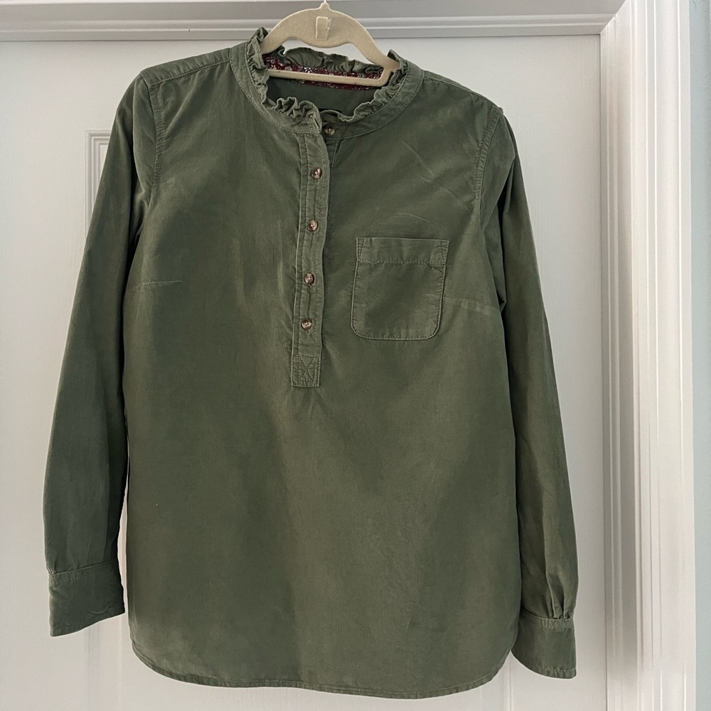 Talbots corduroy shirt